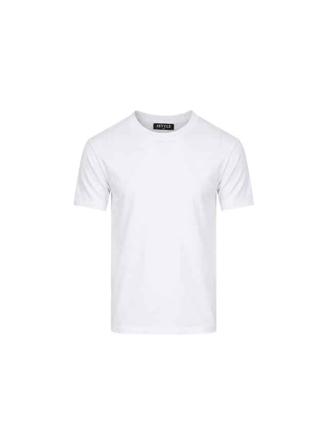 t-shirt okrągły dekolt basic