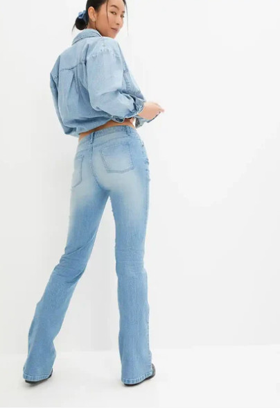 NIEBIESKIE SPODNIE JEANS