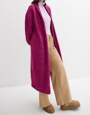 SWETER DAMSKI KARDIGAN MIDI
