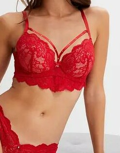 BIUSTONOSZ DAMSKI PLUS SIZE PÓŁUSZTYWNIANY ZAPIĘCIE Z TYŁU