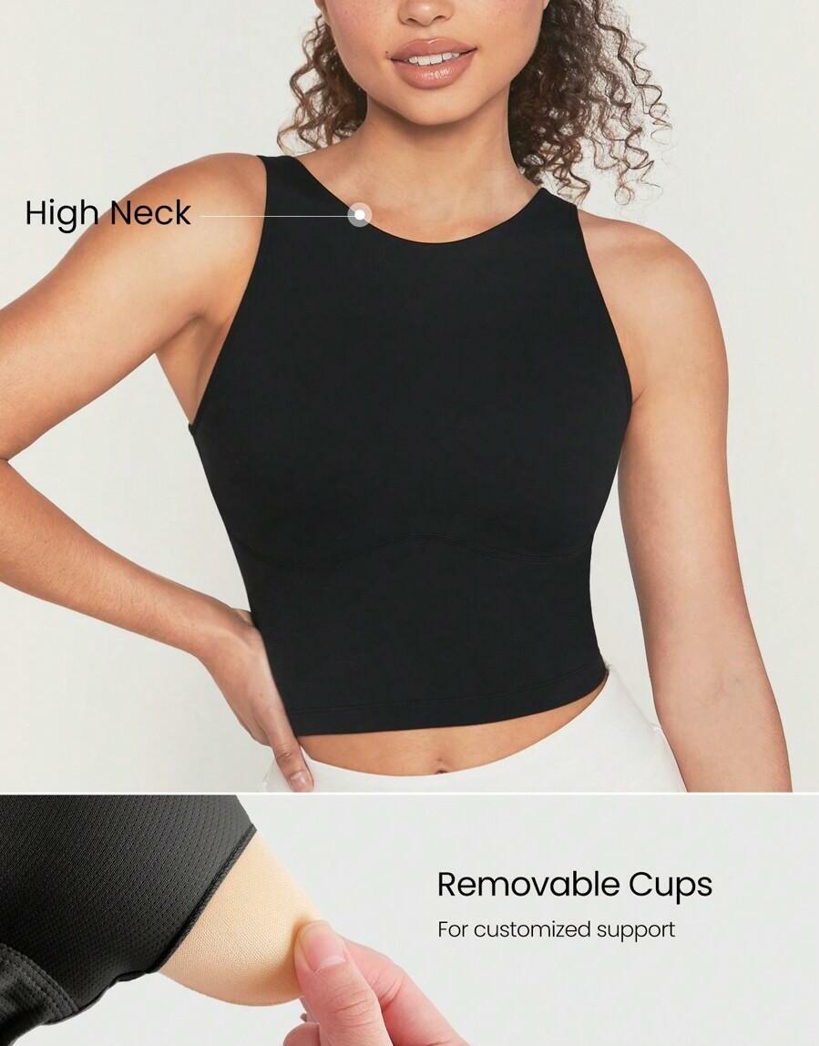 CZARNY SPORTOWY TOP 