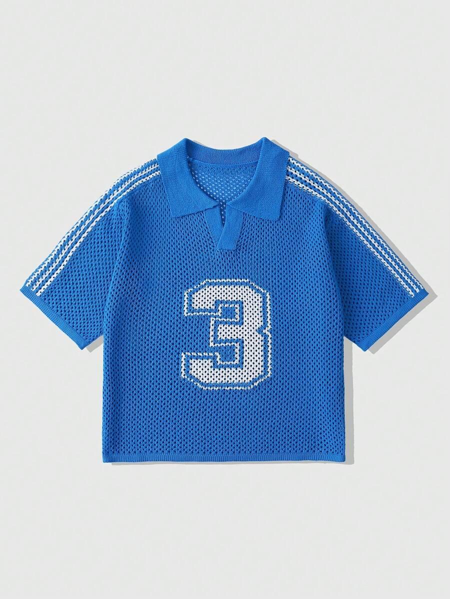 KOSZULKA AŻUROWA POLO 