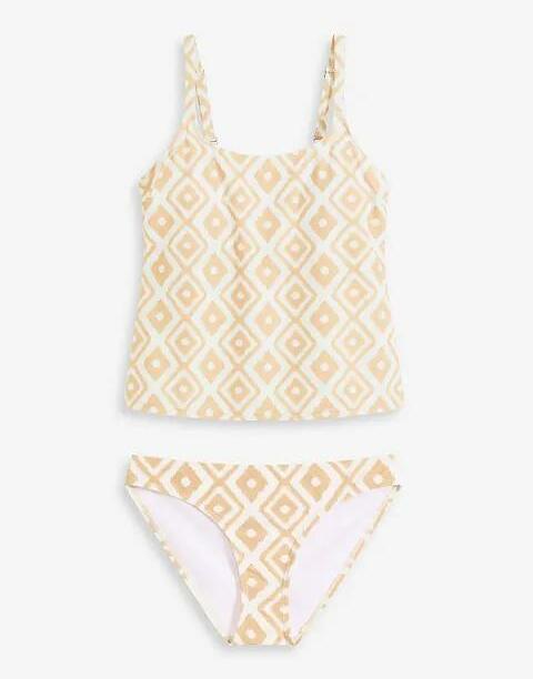 TANKINI DWUCZĘŚCIOWE W GEOMETRYCZNY WZÓR 