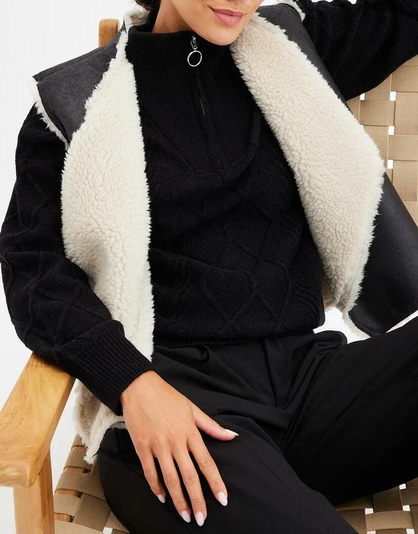 SWETER DAMSKI Z GOLFEM