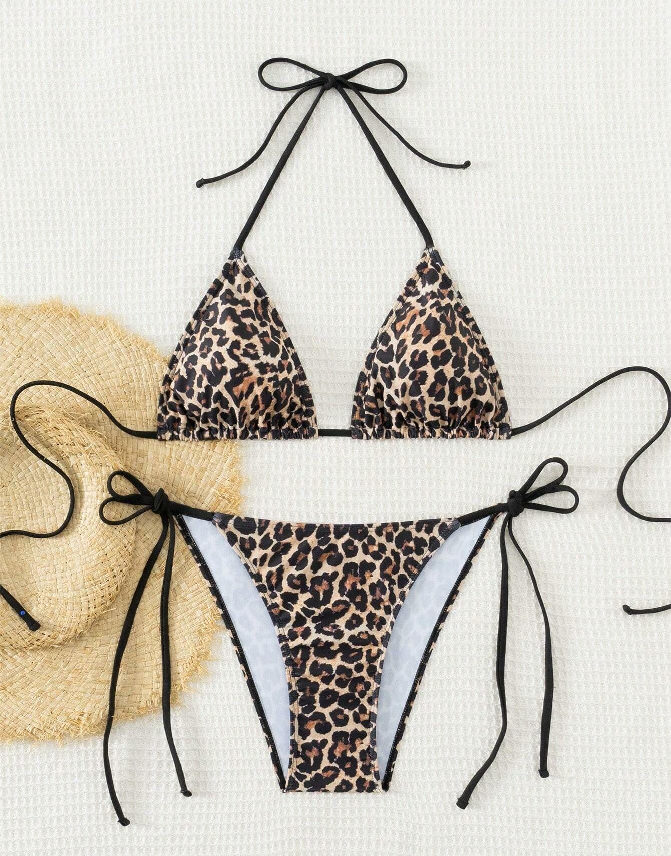 DWUCZĘŚCIOWY STRÓJ KĄPIELOWY ANIMAL PRINT