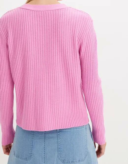 SWETER ROZPINANY KRÓTKI