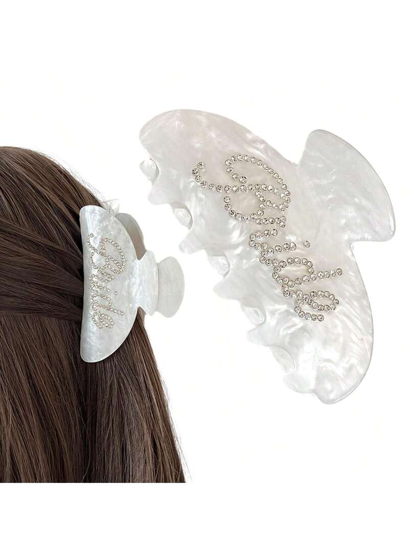biała spinka napis bride