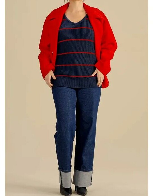 TRENCZ DAMSKI PLUS SIZE DO BIODER