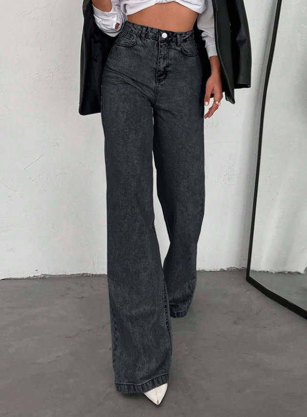 SPODNIE JEANS WYSOKI STAN