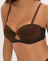 BIUSTONOSZ DAMSKI PLUS SIZE Z ZAPIĘCIEM Z TYŁU
