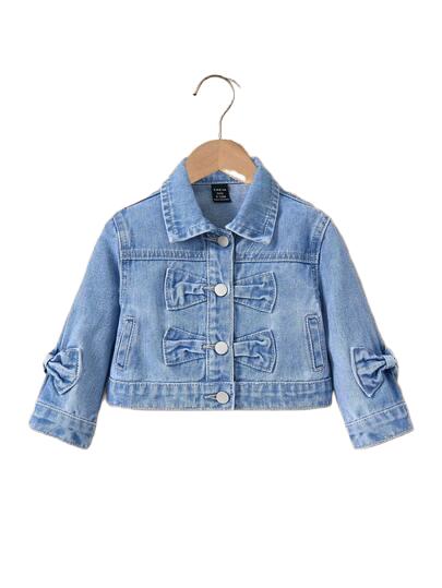 KURTKA JEANSOWA DZIECIĘCA 6-9M