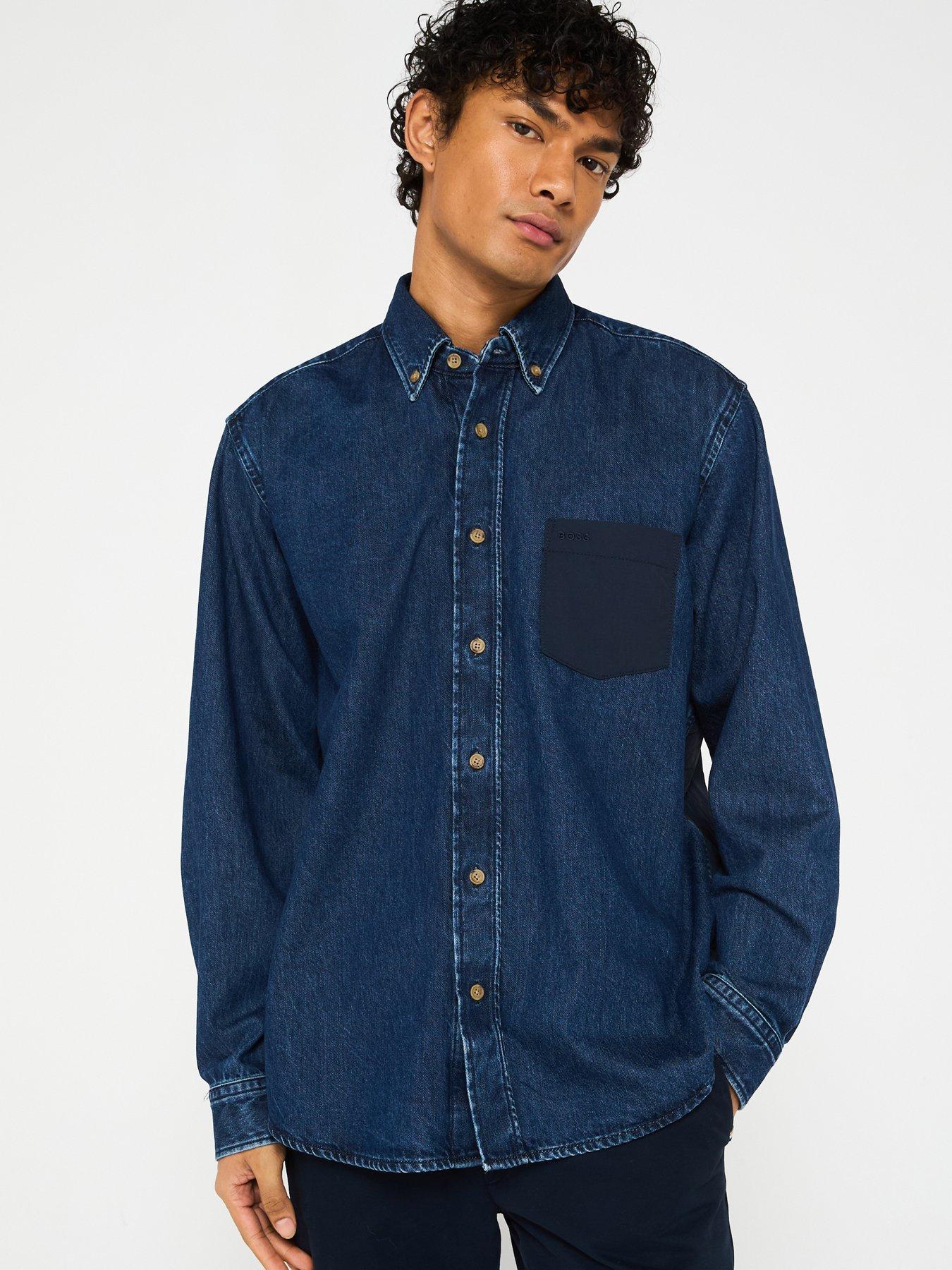 KOSZULA JEANSOWA LOGO