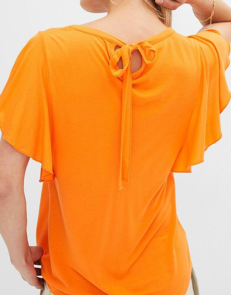 BLUZKA DAMSKA PLUS SIZE OKRĄGŁY DEKOLT 
