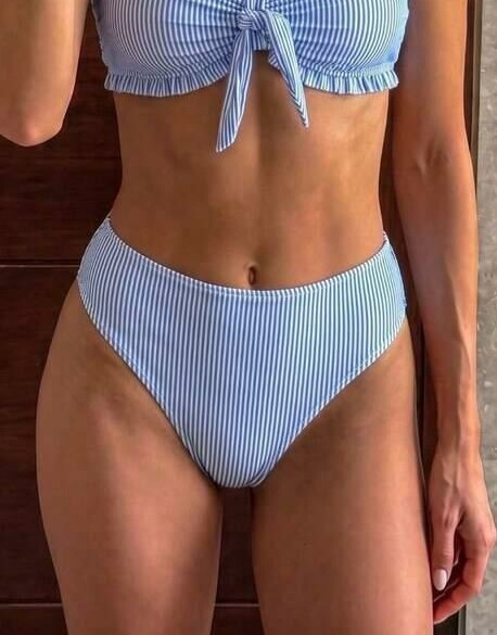 DÓŁ OD BIKINI WZÓR PASKI