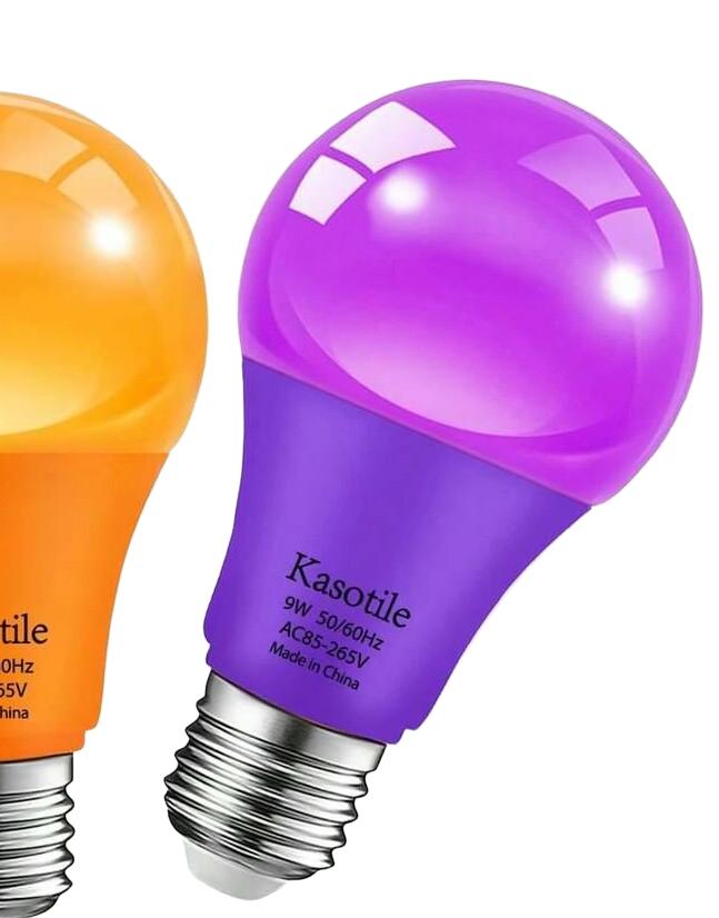 fioletowa żarówka LED G45