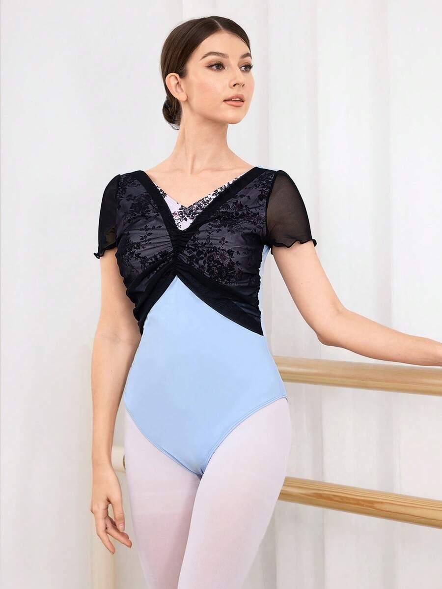 body krótki rękaw łączenie