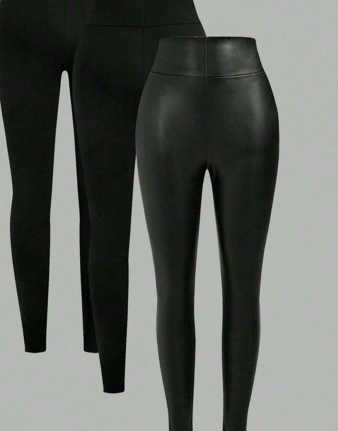 CZARNE LEGGINSY 2-PACK