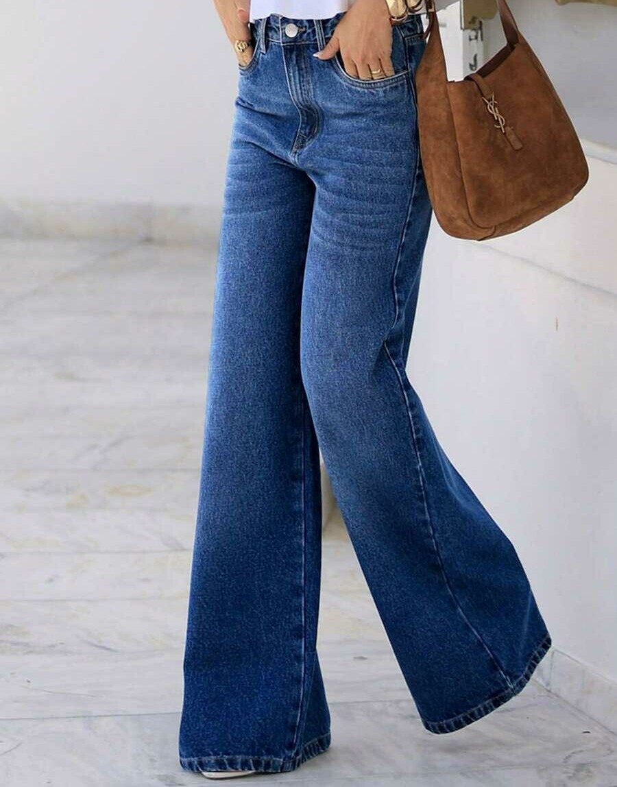NIEBIESKIE SPODNIE JEANS
