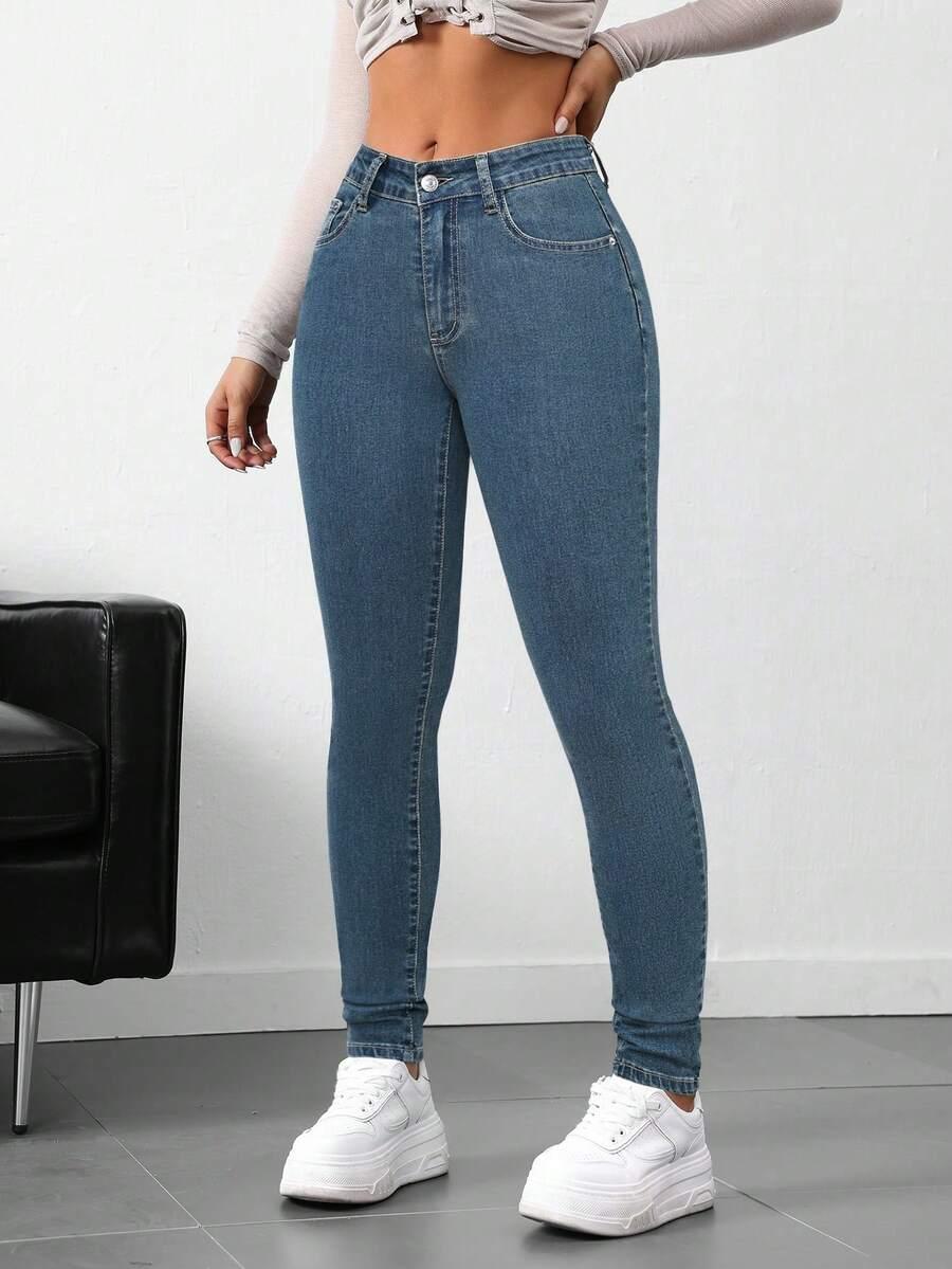 SPODNIE JEANS RURKI 