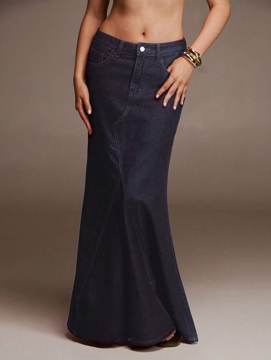 MAXI SPÓDNICA JEANS