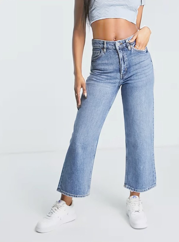 NIEBIESKIE SPODNIE JEANS