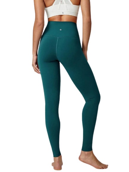 ZIELONE LEGGINSY WYSOKI STAN
