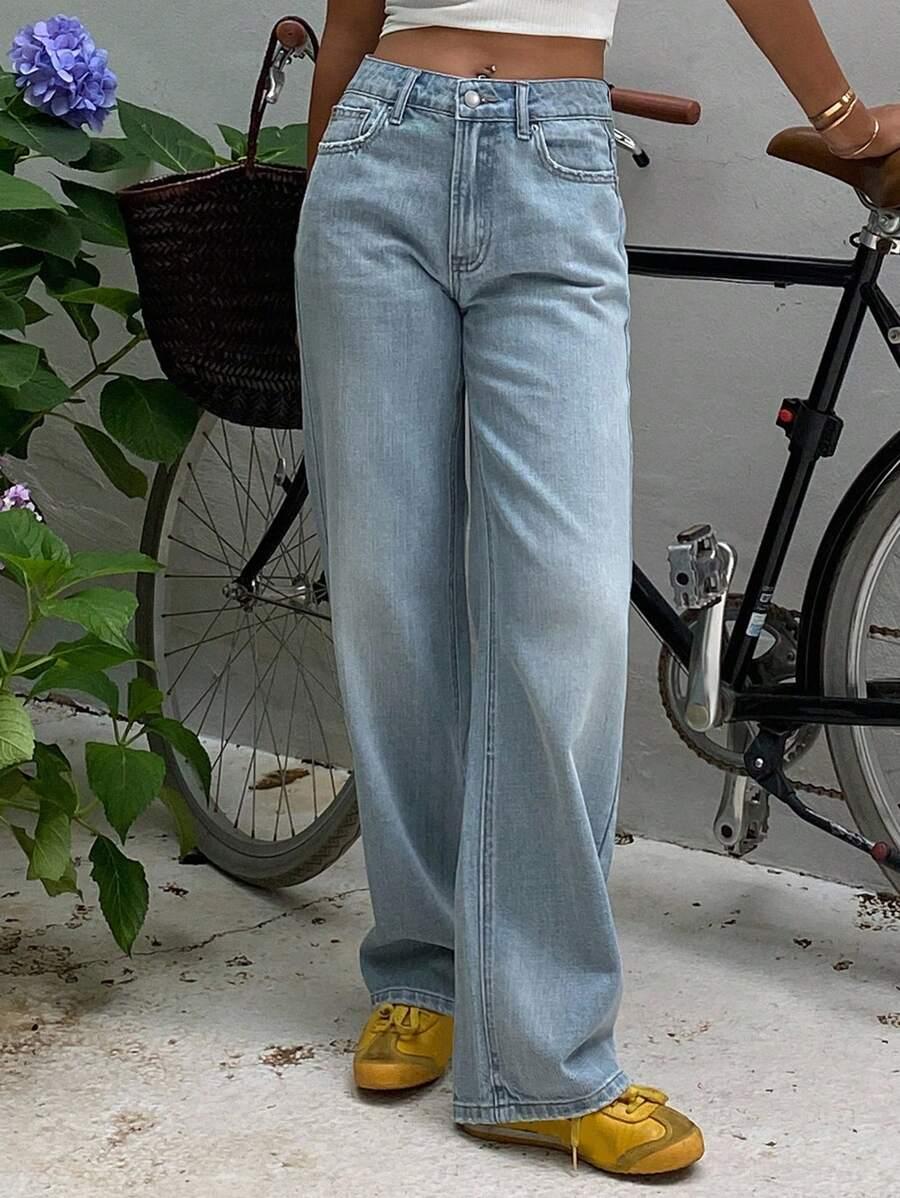 NIEBIESKIE SPODNIE JEANS