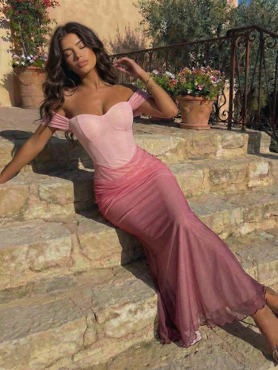 maxi sukienka ombre