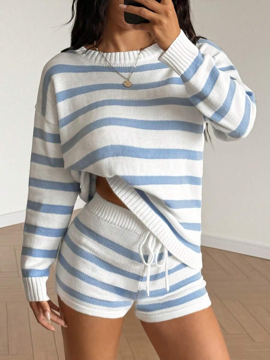 sweter spodenki komplet
