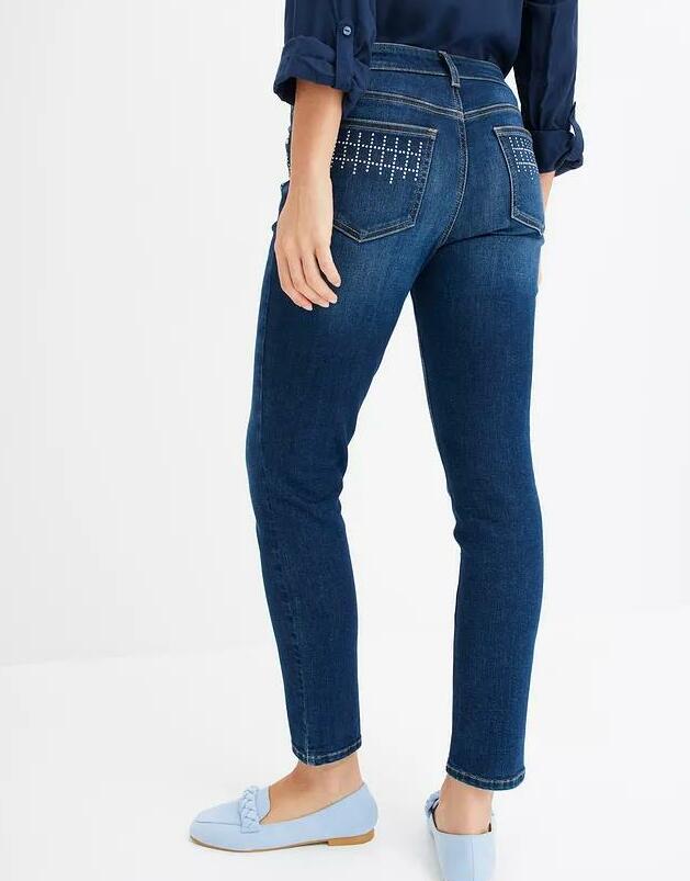 SPODNIE JEANSOWE RURKI