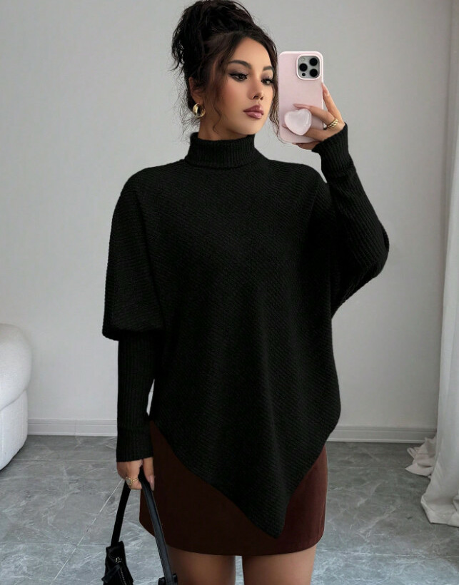 czarny SWETER GOLF