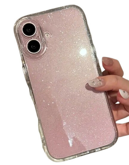 PRZEZROCZYSTE ETUI NA TELEFON BŁYSK IPHONE 15