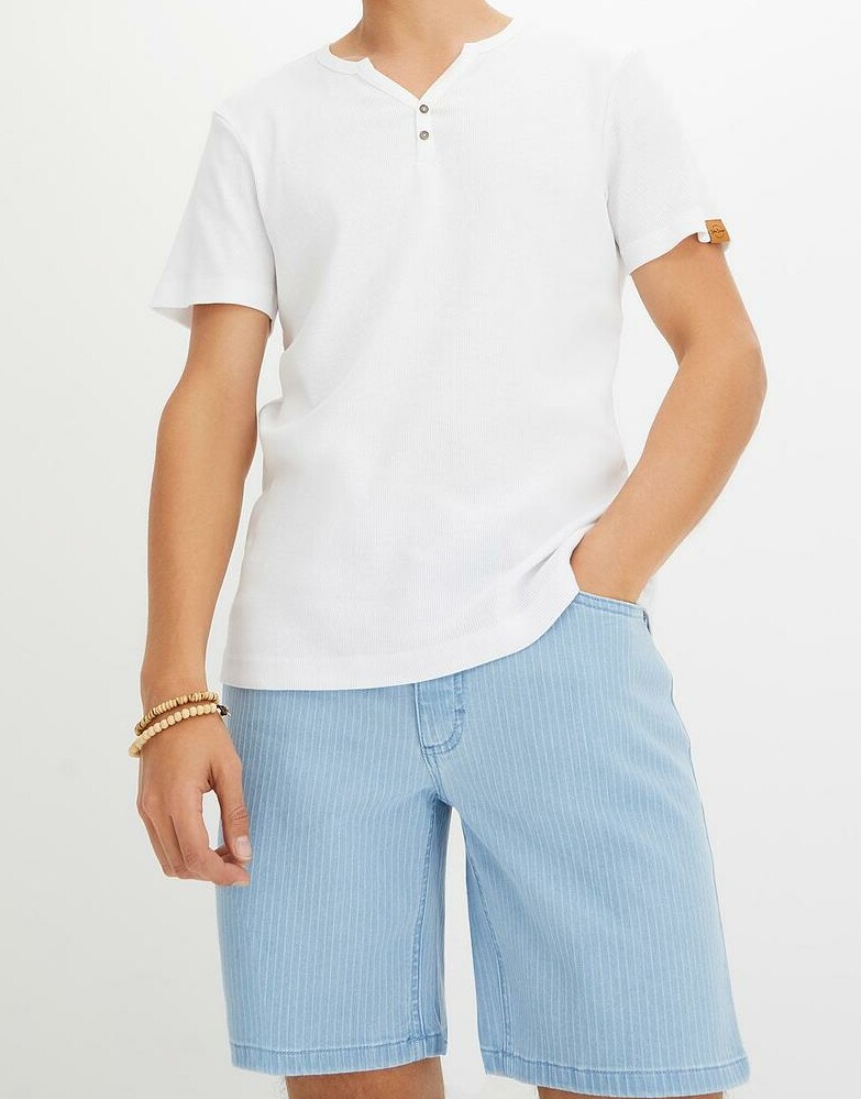 MĘSKI T-SHIRT W PRĄŻKI