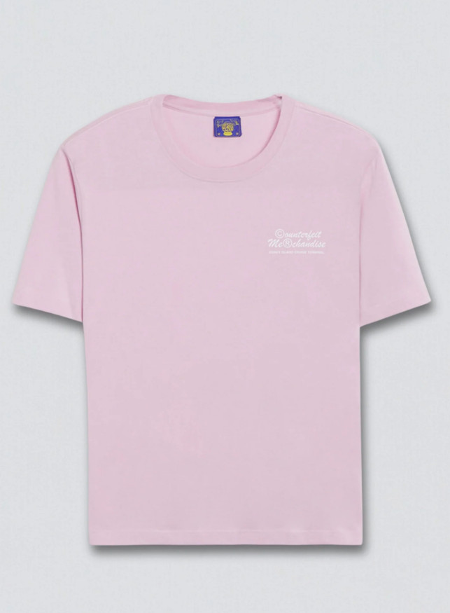 różowy t-shirt napisy 