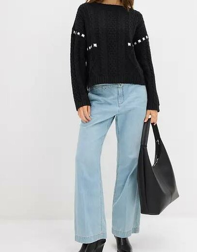 SWETER DAMSKI PLECIONY
