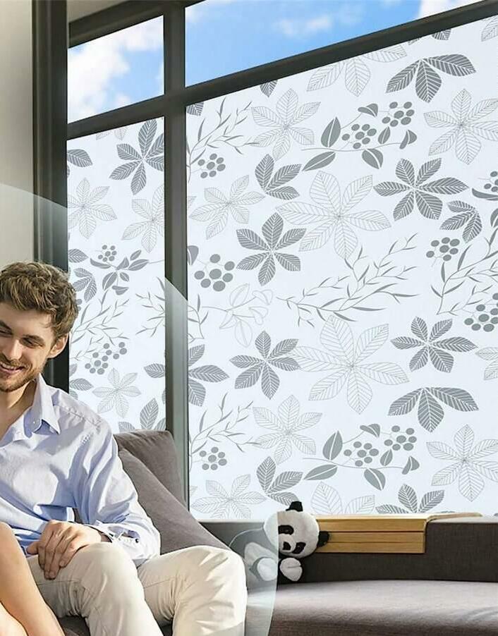FOLIA SAMOPRZYLEPNA OKIENNA NAKLEJKA OZDOBNA