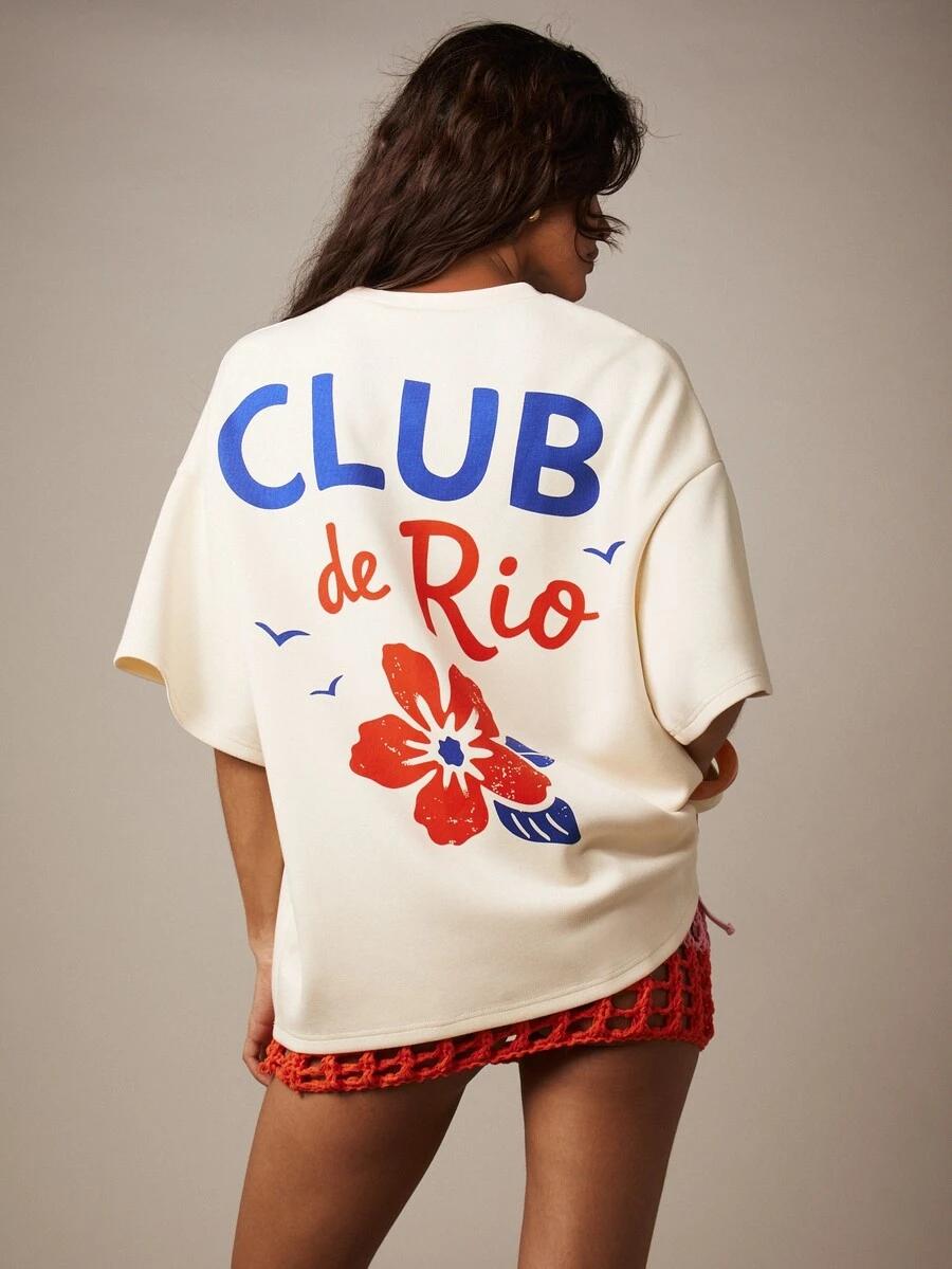 T-SHIRT OVERSIZE PRINT