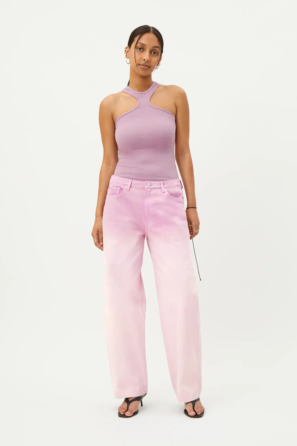 SPODNIE JEANS OMBRE
