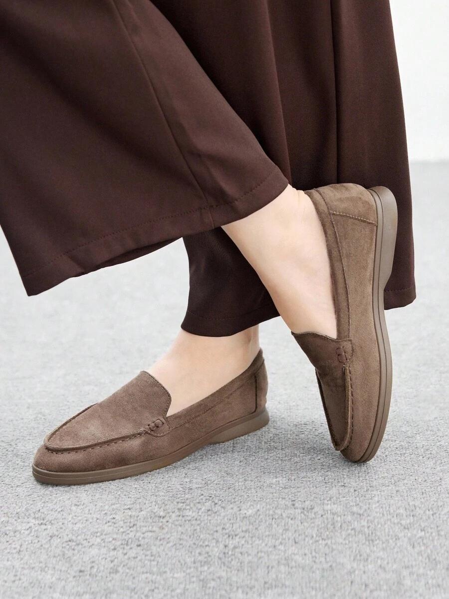 BRĄZOWE MOKASYNY CASUAL