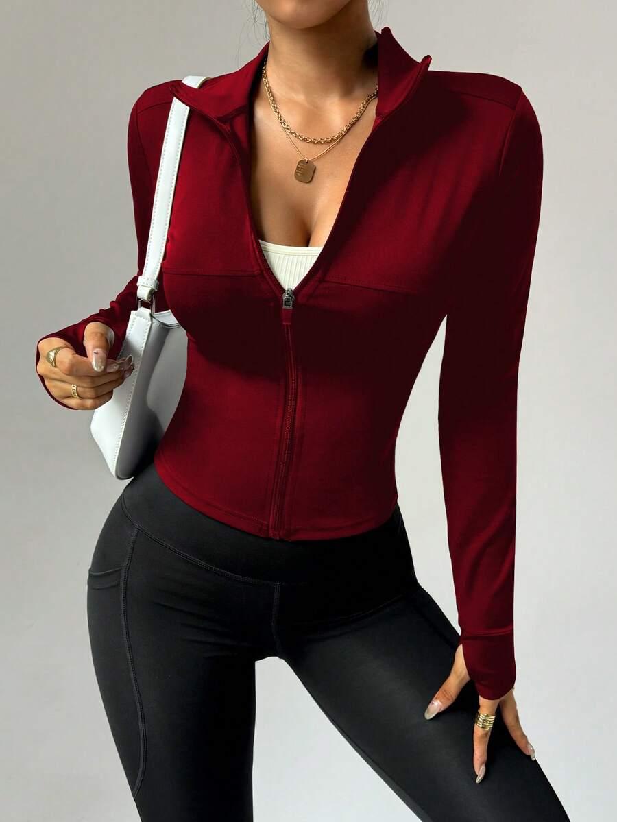 BORDOWA bluza ZAMEK