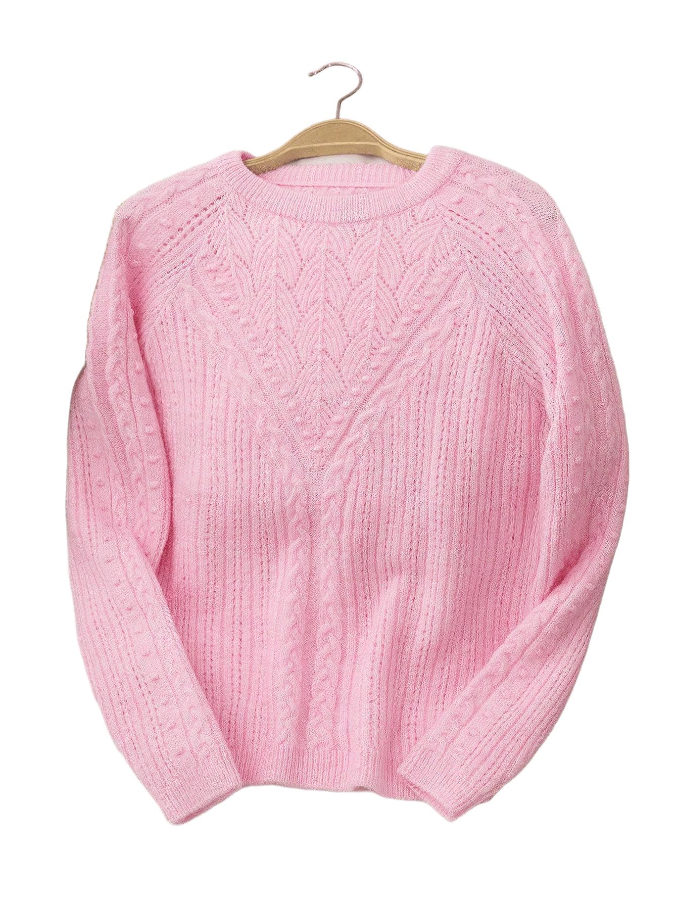 SWETER Z OZODBNYM SPLOTEM