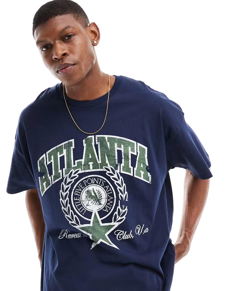 T-SHIRT OVERSIZE PRINT atlanta