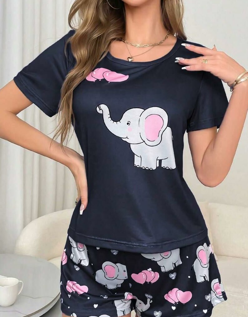 t-shirt od piżamy nadruk