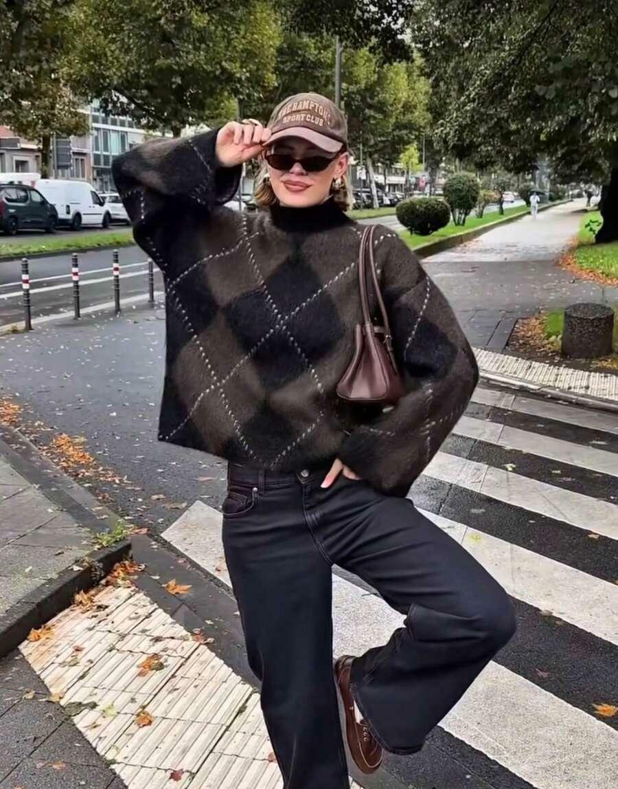 SWETER STÓJKA WZÓR 