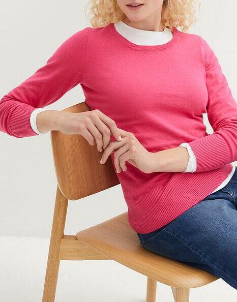 SWETER BASIC Z BAWEŁNY 