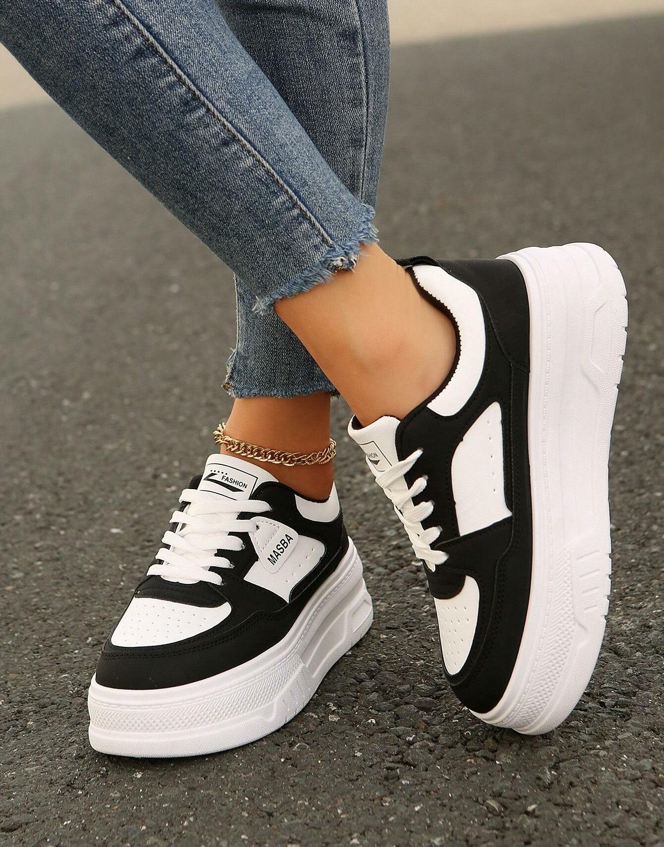 SZNUROWANE BUTY SPORTOWE 