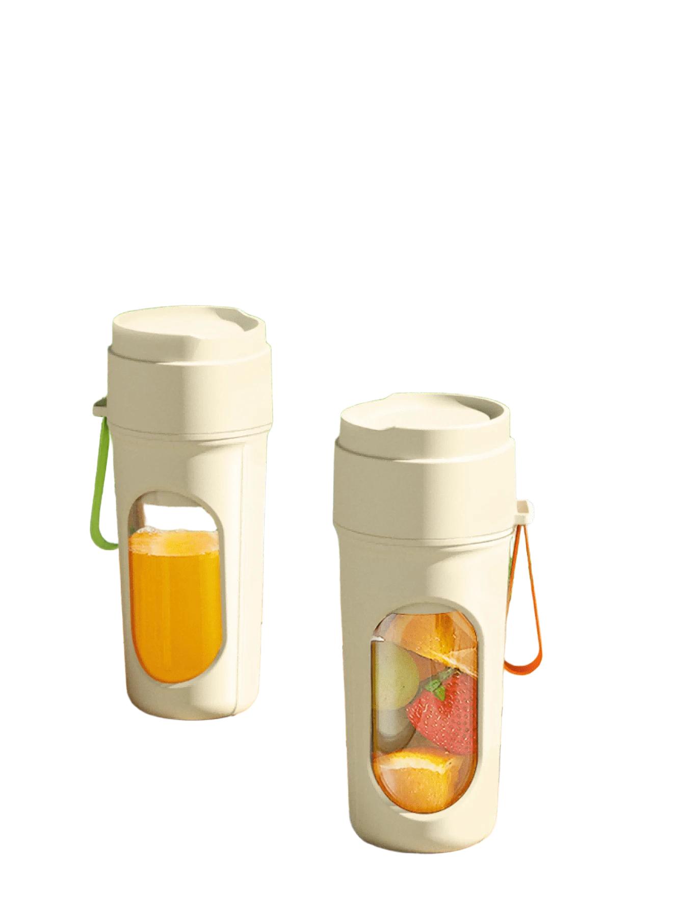 biały przenośny blender