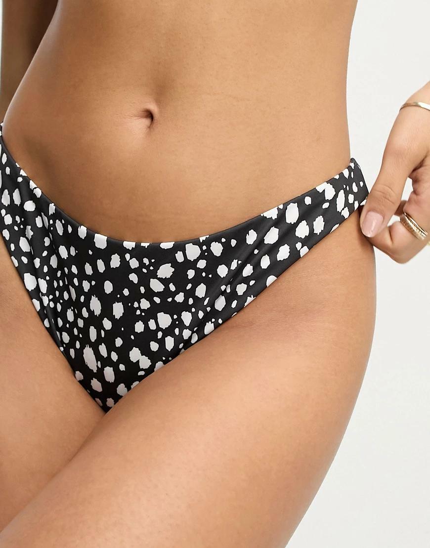 dół od bikini print kontrast