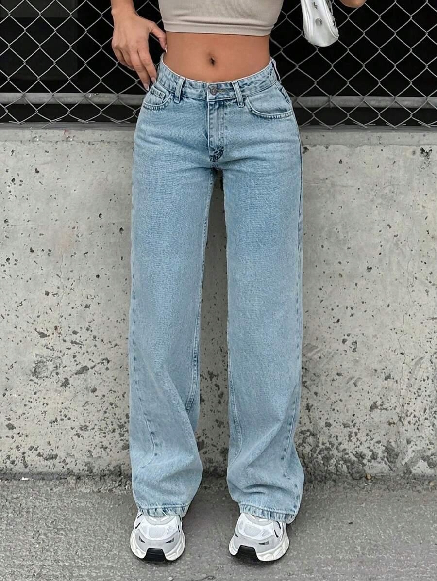 NIEBIESKIE SPODNIE JEANS 