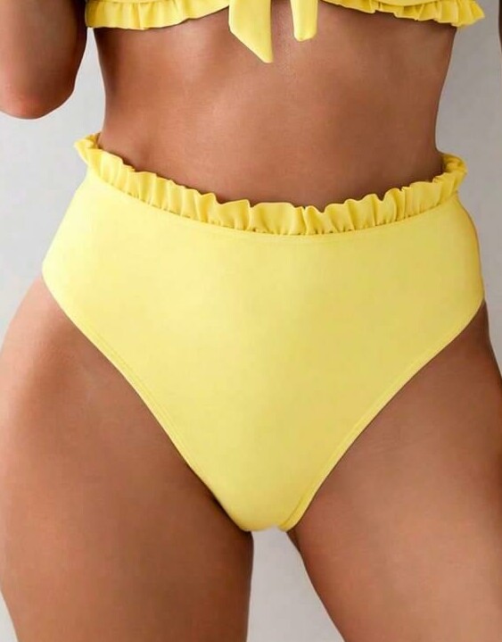 dół od bikini falbany